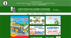 Desktop Screenshot of cartotecnica-piemontese.it